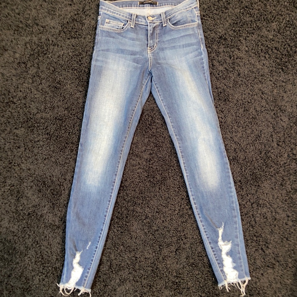 Flying monkey skinny jeans